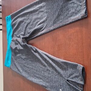 Lululemon Gray and Blue Leggings